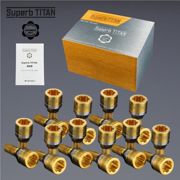 SUP-1412528/12FG【Superb TITAN】シュパーブ チタンボルト M14x1.2...