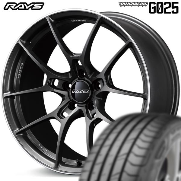 ★数量限定★ レイズ ボルクレーシング G025 19ｘ8.0 +45 5/120 マットガンブラッ...