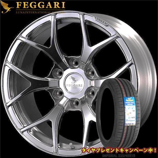 W-M12-MF フェガーリM12 18x9.0 +25 6H/139.7 ミラーフィニッシュ＋IM...