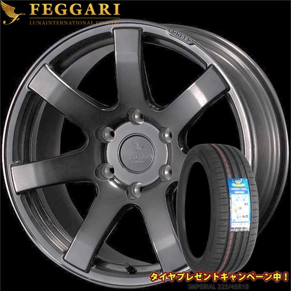 W-S7-BRBC フェガーリS7 18x9.0 +25 6H/139.7 ブラッシュド/ブラックク...