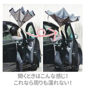 傘 レディース 長傘 おしゃれ 2重傘 逆さ傘...の詳細画像3