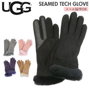 ugg レディース 手袋 ブランド UGG アグ おしゃれレディース手袋 SEAMED TECH GLOVE シームド テック グローブ スマホ対応｜moccasin