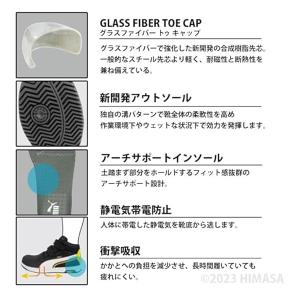 プーマ PUMA安全靴 ヘリテイジ エアツイス...の詳細画像3