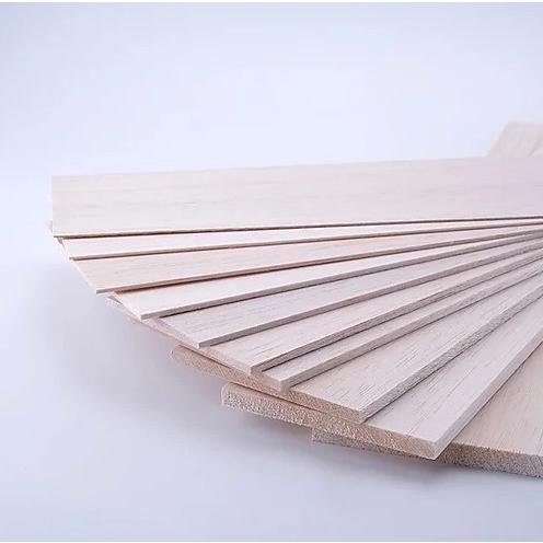 バルサ 厚さ1mm 100x300mm 5枚入り バルサ板 模型 工作