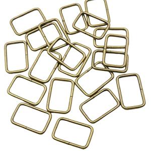 KUKU工房 角カン レザークラフト金具 20個セット