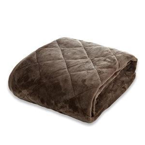 シルフィーズ 敷きパッド あったか 洗える セミダブル 冬 フランネル ウォッシャブル ゴム ブラウン