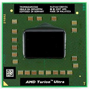 AMD Turion X2 Ultra モバイル デュアルコア CPU ZM-86 2.4GHz ソケット S1g2 - TMZM86DAM23GG｜mochii0055