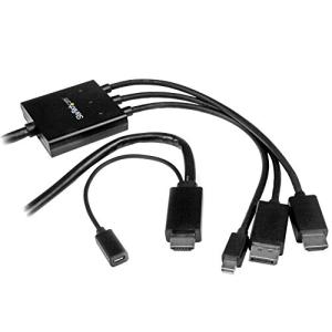 StarTech.com HDMI /DisplayPort /Mini DisplayPort - HDMI 変換アダプタケーブル 2m DPMDP｜mochii0055