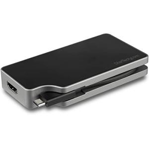 StarTech.com USB Type-C接続マルチハブ HDMI/DVI/VGA/mDP出力対応マルチアダプタ 85W USB PD対応 4K/｜mochii0055