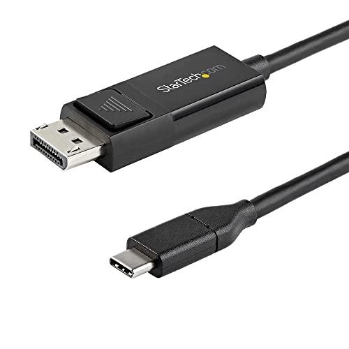 StarTech.com USB-C - DisplayPort 1.4 変換ケーブル/2m/双方向...