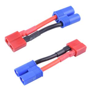 Hengfuntong-Elec 充電用コネクター 変換コード EC3 オス/T型2ピンメス 2個 2pcs EC3 male to T female｜mochii0055