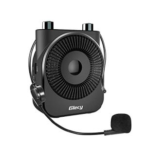 Giecy 拡声器ポータブル小型メガホン20W 2600mah充電式バッテリー PAシステム 拡声器 ハンズフリー .教師ツアーガイドホスト街頭講義会｜mochii0055