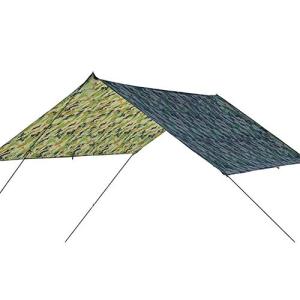 キャンプタープ 防水タープ テント 多機能テントタープ キャンプ タープテント タープ テント グランドシート 日除け 遮熱 遮光 軽量 紫外線カット｜mochii0055