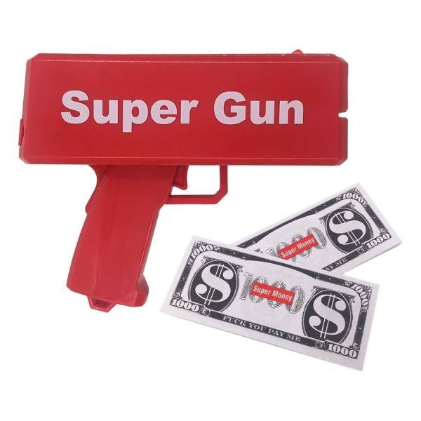 Cherry Toys マネーガンキャッシュキャノン (レッド) Super Money Gun R...