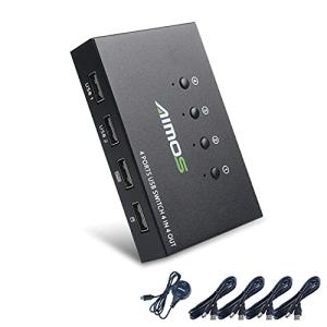 AIMOS USB切替器 4in4outハブ