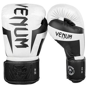 Venum Elite ボクシンググローブ ホワイト/迷彩 12オンス｜mochii0055