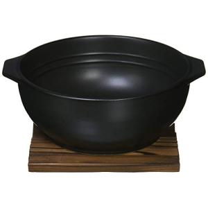 カネセ 超耐熱 手付丼 (ブラック) 焼杉板付 G-738K : mochi