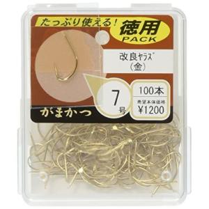 がまかつ(Gamakatsu) シングルフック 改良ヤラズ 金 ザ・ボックス 6号 100本 金｜mochii0055