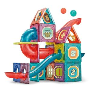 ロボットプラザ (ROBOT PLAZA) マグネットブロック 72ピース 磁石 おもちゃ 子供 男の子 女の子 誕生日プレゼント 小学生 知育玩具｜mochii0055