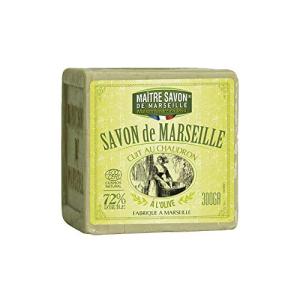 Maitre Savon de Marseille(メートル・サボン・ド・マルセイユ) サボン・ド・マルセイユ オリーブ 300g 石鹸 300グラム｜mochii0055