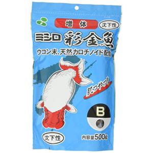 ミシロ 彩金魚 稚魚増体用B 沈下性 500グラム (x 1)｜mochii0055