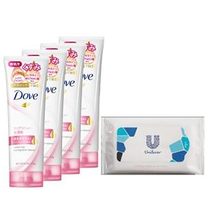 Dove(ダヴ) クリアリニュー 角質 くすみ トーンアップ 洗顔料 130g×4個 おまけ付き やさしいフローラルの香り｜mochii0055