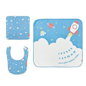大西賢製販 nenne-futurum おくるみ スタイ ハンドタオル セット SPACE 76×76cm YUG-5000