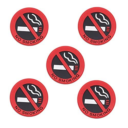 5個 禁煙車のステッカー禁煙車のステッカー禁煙の標識のステッカー