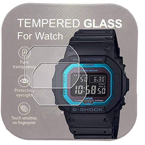 [２枚入り]For 腕時計GW-B5600用9H強化ガラスフィルム 高い透明度 傷を防ぎ耐久性あり ...