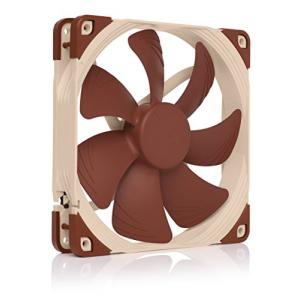 Noctua NF-A14 PWM, プレミアム 静音 ファン, 4-Pin接続 (140mm, ブラウン)｜mochii0055