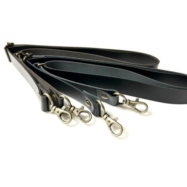 本革ショルダー紐 ナスカン付き 本ヌメ革 長さ約80ｃｍから130ｃｍcmまで調節可能 25ｍｍ巾【...