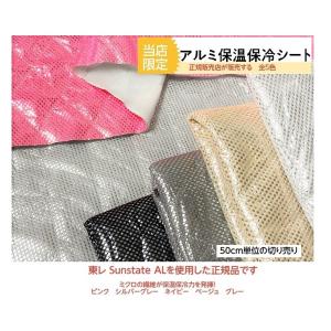 期間限定 アルミ保温保冷シート生地　50ｃｍカット