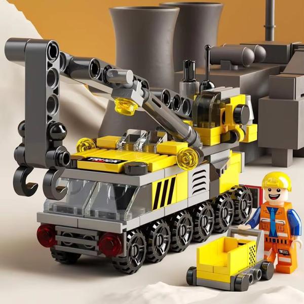 8612-2 クレーン車 レゴ ブロック 互換 キット LEGO　互換品 シティ 知育玩具 プレゼン...