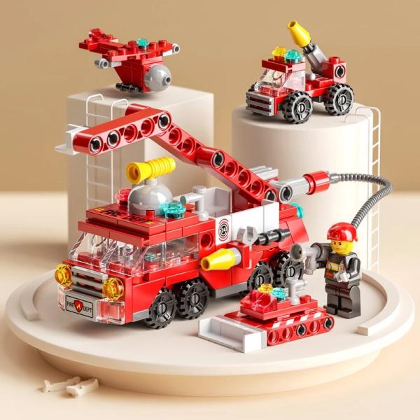 8612-7 はしご消防車 レゴ ブロック 互換 キット LEGO　互換品 シティ 知育玩具 プレゼ...