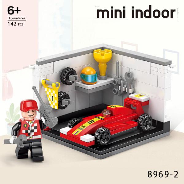 8969-2 レーシング ドライバー キット レゴ ブロック 互換 LEGO　互換品 シティ 知育玩...