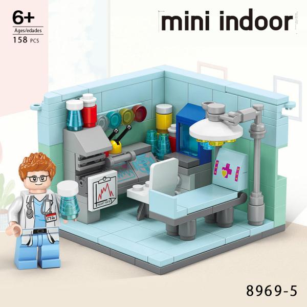 8969-5 医者 ドクター 手術室　病院 キット レゴ ブロック 互換 LEGO　互換品 シティ ...