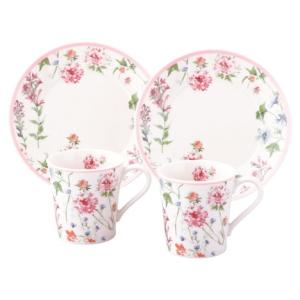 LAURA ASHLEY - ローラアシュレイ　バンチェッドロージズ　マグ＆プレートセット LAURA ASHLEY ローラアシュレイ 〈バンチェッド ロージズ