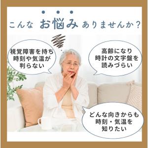 しゃべる 話す 声で知らせる 時計 音声 置き...の詳細画像3