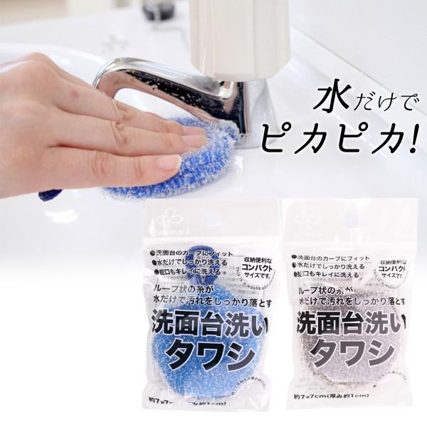 サンベルム(Sanbelm) 洗面台洗いタワシ タワシ 掃除 スポンジ ミニ