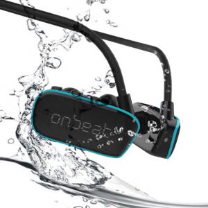 ワイヤレスイヤホン 完全防水 MP3プレーヤー アウトドア  IPX8 耳栓 スイミング 川 海 入浴 旅行 飛行機 ONBEAT オンビート