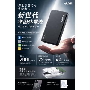 MOD 準固体電池モバイルバッテリー 1000...の詳細画像1