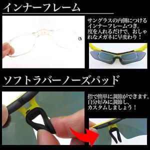 steez サングラス スポーツ メガネ 度入...の詳細画像2