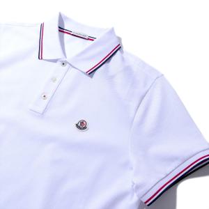 MONCLER（モンクレール） 鹿の子 ポロシャツ 8A00019 999ブラック