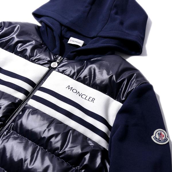 モンクレール スウェットダウンジャケット 8G00059 778ネイビー MONCLER カーディガ...