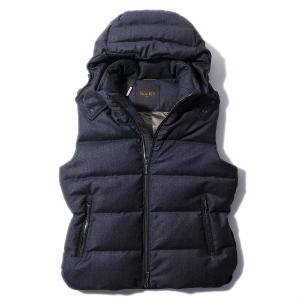 MOORER 【SALE】ムーレー ／ 撥水ウールカシミヤフランネル立ち