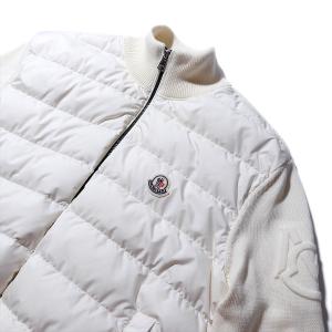 モンクレール ニットダウンジャケット 9B00020 034ホワイト MONCLER