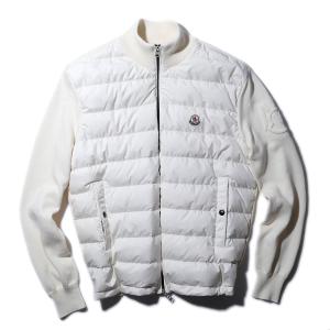 モンクレール ニットダウンジャケット 9B00020 034ホワイト MONCLER