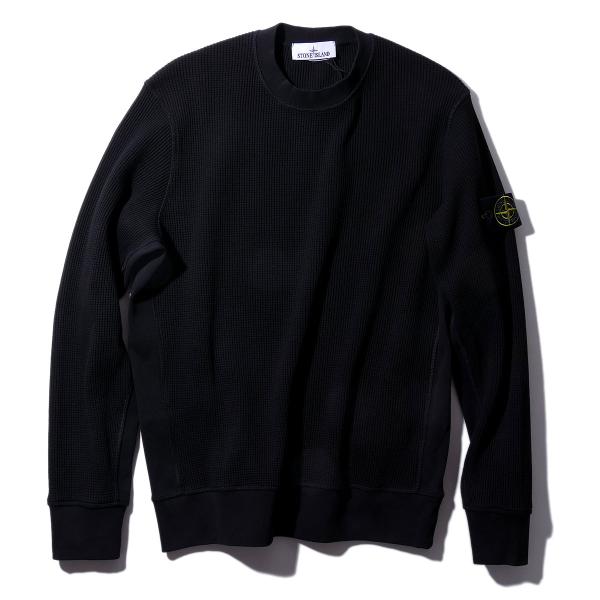 ストーンアイランド ワッフルフリース スウェットシャツ 6100056 STONE ISLAND O...
