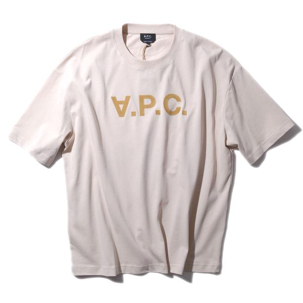 APC アーペーセー A.P.C. ルーズフィットTシャツ M26385 エクリュ メンズ レディー...