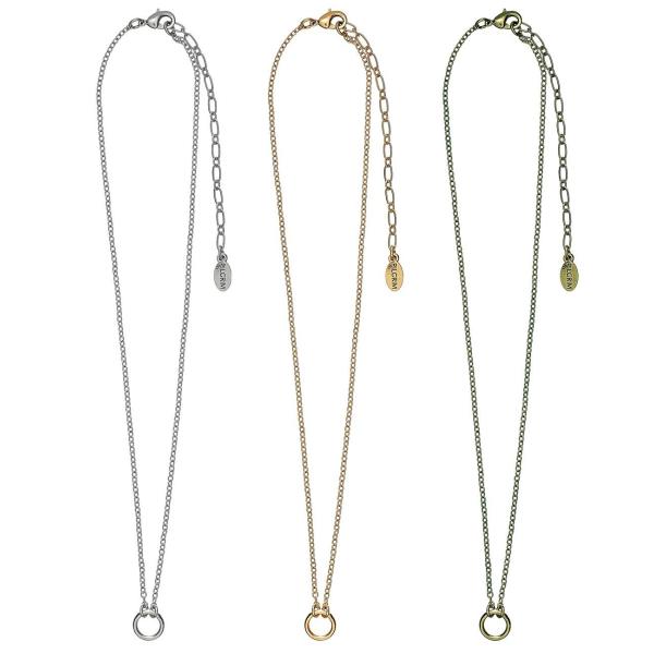 ネックレス リングネックレス レディース 北欧アクセサリー 金属アレルギー対応ニッケルフリー